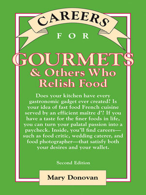cover image of Careers for Gourmets & Others Who Relish Food